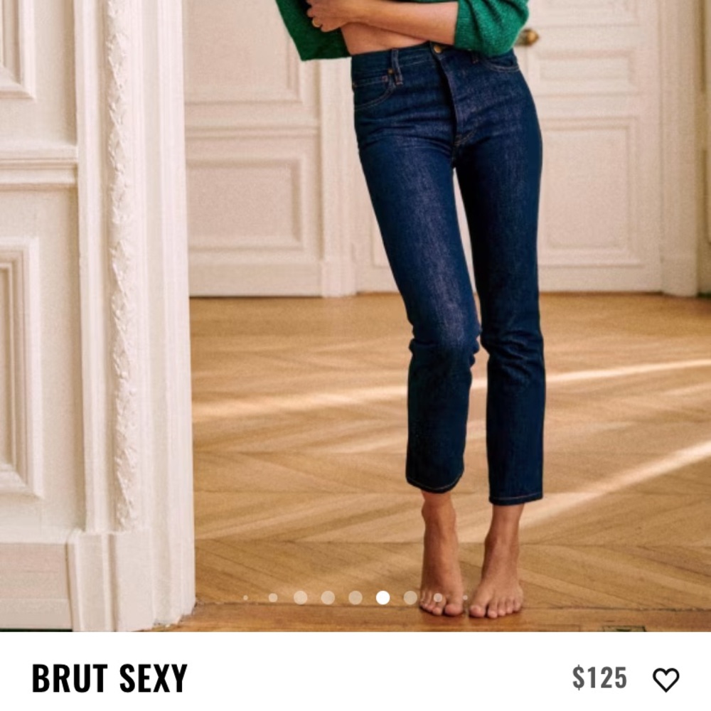 Sézane Brut Sexy jeans Indigo size 32 tall